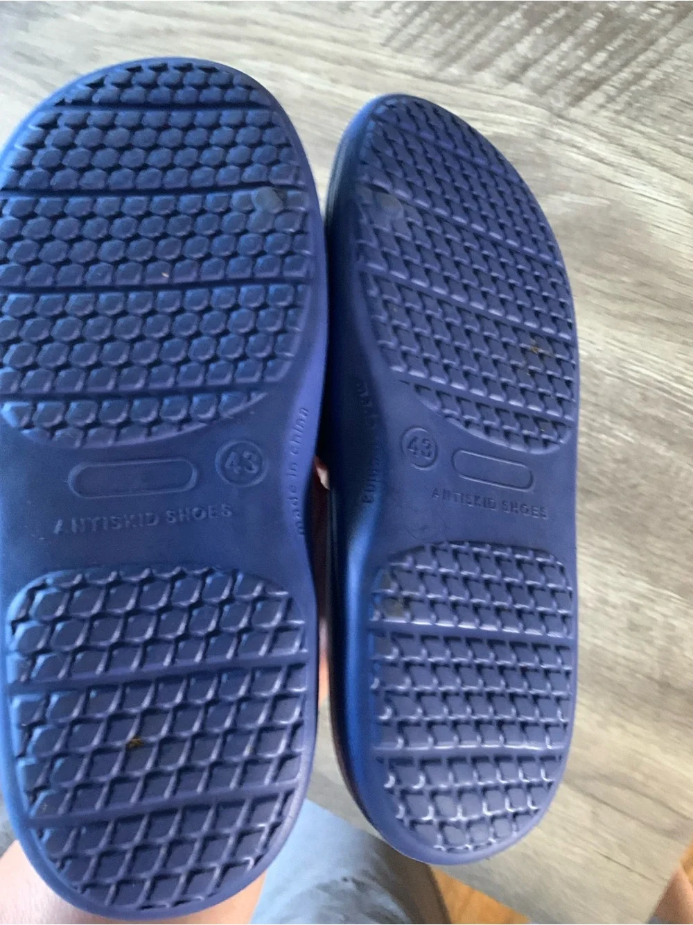 Men’s Royal Blue Bath Beach Slides Slippers Size 10